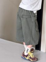 【90-160cm】ショートパンツ 男の子 カジュアル ストリート お出かけに - 画像 (4)