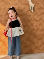 【90-150cm】キャミソール or デニムパンツ 女の子 おしゃれ 切り替え - 画像 (3)