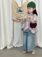 【90-140cm】半袖トップス or デニムパンツ 女の子 花柄 フリルデザイン - 画像 (5)