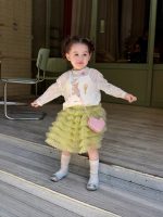 【90-150cm】長袖トップス or チュールスカート 女の子 ガーリー ボリューム感