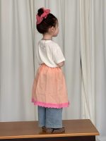 【90-140cm】Ｔシャツ or 付き裾 or デニムパンツ 女の子 可愛い - 画像 (6)