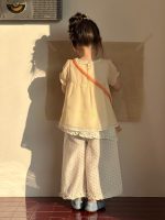 【90-140cm】Ｔシャツ or パンツ 女の子 ドット柄 通気性抜群 - 画像 (8)