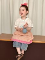 【90-140cm】Ｔシャツ or 付き裾 or デニムパンツ 女の子 可愛い - 画像 (4)