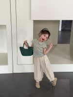 【90-150cm】Ｔシャツ or パンツ 女の子 丸襟 ナチュラル - 画像 (3)