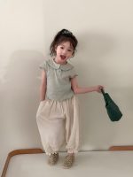 【90-150cm】Ｔシャツ or パンツ 女の子 丸襟 ナチュラル - 画像 (5)