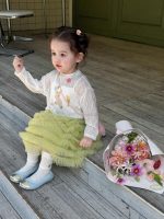 【90-150cm】長袖トップス or チュールスカート 女の子 ガーリー ボリューム感 - 画像 (4)