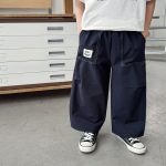 【90-150cm】ロングパンツ 男の子 アウトドア風 タグデザイン 軽量 薄手 カジュアル パンツ - 画像 (7)