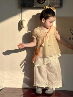 【90-140cm】Ｔシャツ or パンツ 女の子 ドット柄 通気性抜群 - 画像 (4)