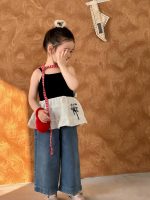 【90-150cm】キャミソール or デニムパンツ 女の子 おしゃれ 切り替え - 画像 (6)