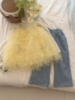 【90-150cm】キャミソール or インナー or デニムパンツ 女の子 韓国風 おしゃれ - 画像 (7)