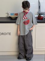 【90-160cm】半袖 Tシャツ 男の子 ストリート風 ポップデザイン - 画像 (4)