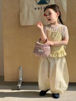 【90-140cm】キャミソール or インナー or パンツ 女の子 おしゃれ フリルデザイン - 画像 (5)