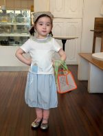 【90-140cm】Ｔシャツ or スカート 女の子 ドット柄 きれいめ - 画像 (7)
