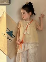 【90-140cm】Ｔシャツ or パンツ 女の子 ドット柄 通気性抜群 - 画像 (6)