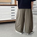 【90-150cm】ロングパンツ 男の子 アウトドア風 タグデザイン 軽量 薄手 カジュアル パンツ - 画像 (6)