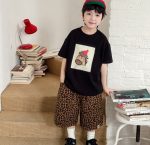 【90-150cm】ショートパンツ 男の子 レオパード柄 タグ付き ゆったり カジュアル ボトムス - 画像 (8)