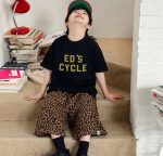 【90-150cm】ショートパンツ 男の子 レオパード柄 タグ付き ゆったり カジュアル ボトムス - 画像 (3)
