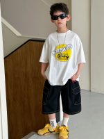 【90-160cm】半袖 Tシャツ 男の子 ストリート風 ポップデザイン - 画像 (7)