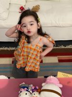 【90-140cm】キャミソール or デニムパンツ 女の子 チェック柄 - 画像 (5)