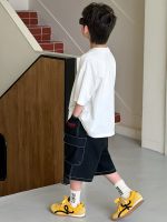 【90-160cm】半袖 Tシャツ 男の子 ストリート風 ポップデザイン - 画像 (9)