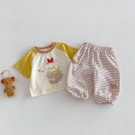 【73-120cm】ボーダーパンツ 可愛い 履きやすい 女の子 男の子 ボトムス - 画像 (8)
