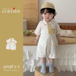 【66-90cm】ロンパース カラフル ドット 可愛い ベビー服 - 画像 (4)