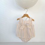 【73-110cm】セットアップ ベビー 女の子 カラフル ストライプ - 画像 (5)