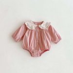 【66-90cm】ベビー 女の子 ウサギデザイン 耳付き 可愛い ロンパース出産祝い 写真映え - 画像 (3)