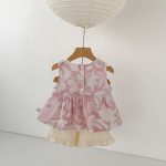 【73-110cm】セットアップ ベビー ナチュラル プリント - 画像 (6)