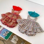 【73-100cm】セットアップ ベビー おしゃれ チェック柄 お出かけに - 画像 (2)