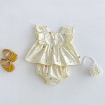 【66-100cm】セットアップ チェリー柄 トップス＆ブルマ - 画像 (4)