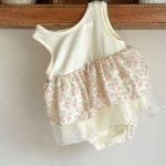 【73-90cm】ロンパース ベビー 小花柄 チュール - 画像 (9)