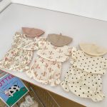 【66-100cm】セットアップ ベビー フリル袖トップス＆レースショートパンツ - 画像 (3)