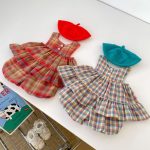【73-100cm】セットアップ ベビー おしゃれ チェック柄 お出かけに