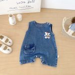 【66-90cm】オールインワン デニム ノースリーブ - 画像 (6)