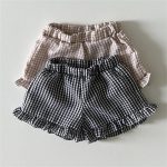 【73-100cm】セットアップ ベビー フリル チェック - 画像 (7)