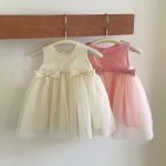 【73-100cm】ワンピース  ベビー 女の子 韓国風 蝶結び チュール