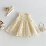 【73-100cm】ワンピース ベビー プリンセス 立体ローズ