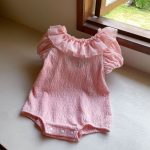 【73-90cm】ロンパース ベビー ラウンドネック バックオープン - 画像 (6)