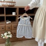 【66-90cm】カバーオール ベビー ノースリーブ ナチュラル - 画像 (4)