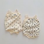 【66-90cm】キャミロンパース ベビー プリント 着心地良い - 画像 (5)