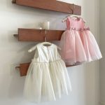 【73-100cm】ワンピース  ベビー 女の子 韓国風 蝶結び チュール - 画像 (7)