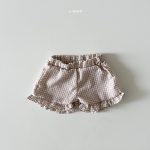 【73-100cm】セットアップ ベビー フリル チェック - 画像 (4)
