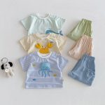 【73-110cm】Ｔシャツ 可愛い ボーダー トップス