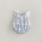 【66-90cm】ロンパース ベビー レース プリンセス風 - 画像 (6)