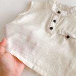 【73-100cm】セットアップ トップス＆ショートパンツ 無地 ノースリーブ - 画像 (10)