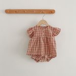 【66-100cm】セットアップ ベビー 女の子 フリル袖 チェック - 画像 (7)