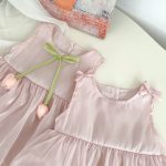 【66-90cm】ロンパース ベビー 女の子 チューリップ 蝶結び - 画像 (12)