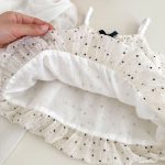 【73-120cm】セットアップ ベビー 女の子 ふわふわ ドット - 画像 (8)