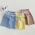 【73-120cm】パンツ 可愛い ヒョウ柄 女の子 履きやすい ボトムス